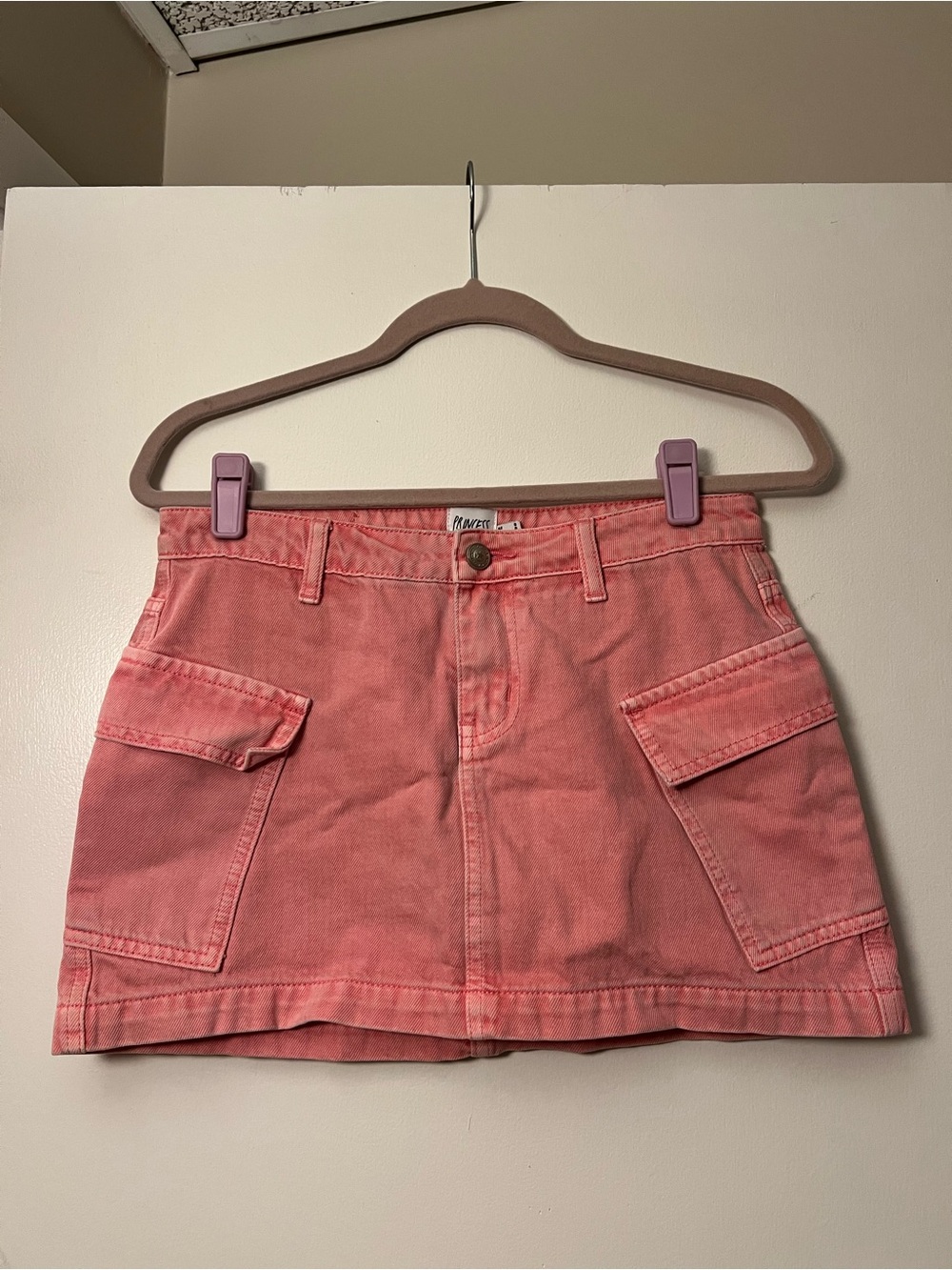 Princess Polly Pink Cargo Mini Skort